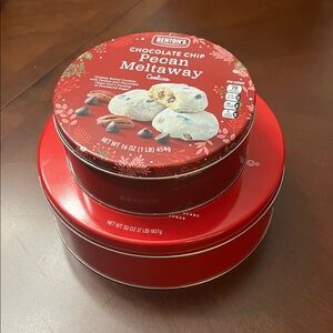 Empty Round Boxes-Set of 2